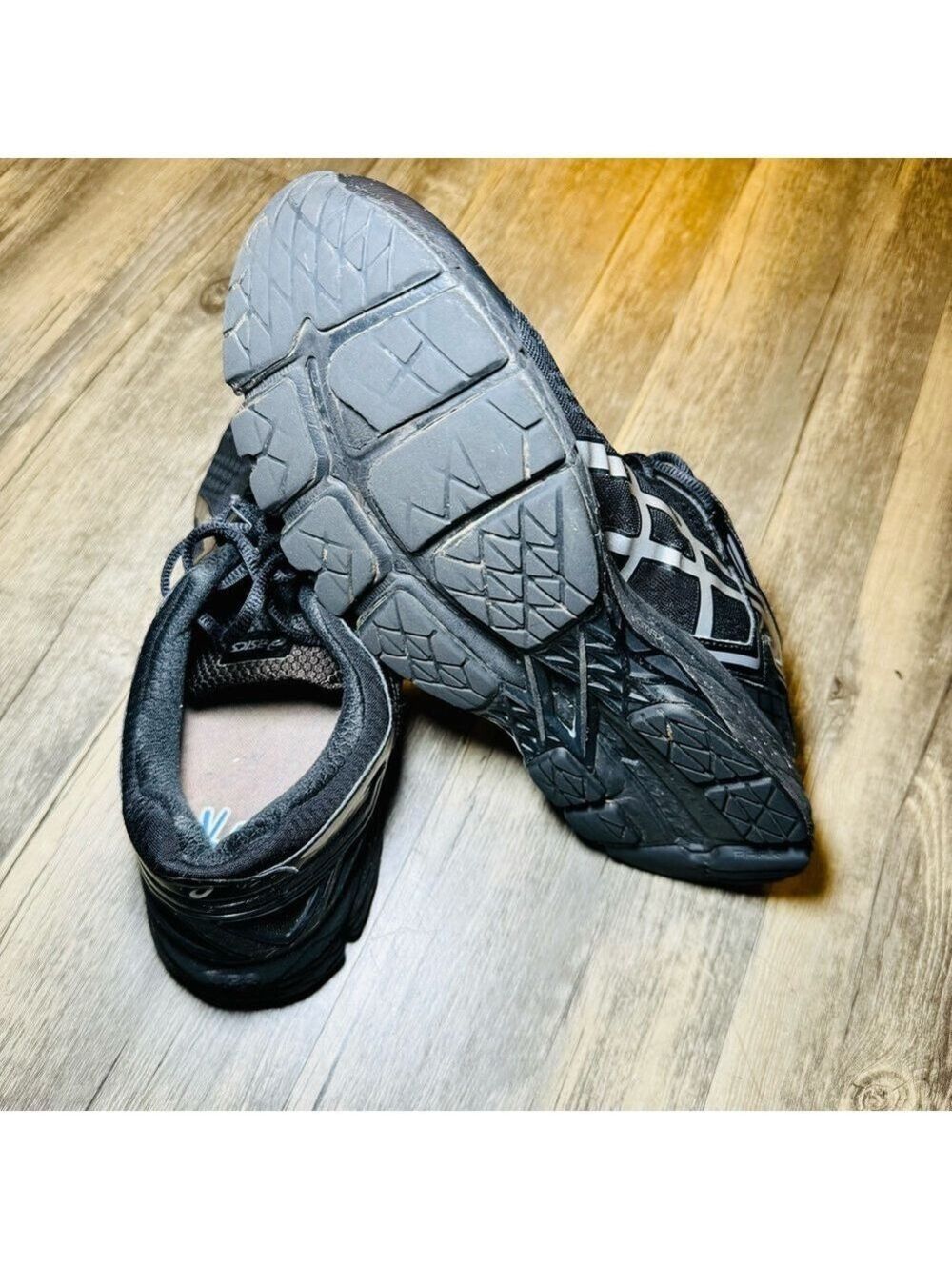Asics Kayano 22 Men’s Black Sneakers SZ 11 - Picture 6 of 12